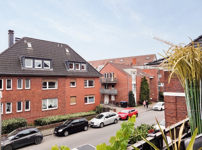 Blick vom Balkon