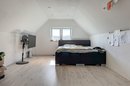 Schlafzimmer im Spitzboden