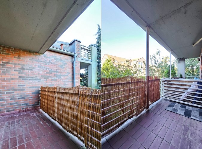 gemütlicher Balkon