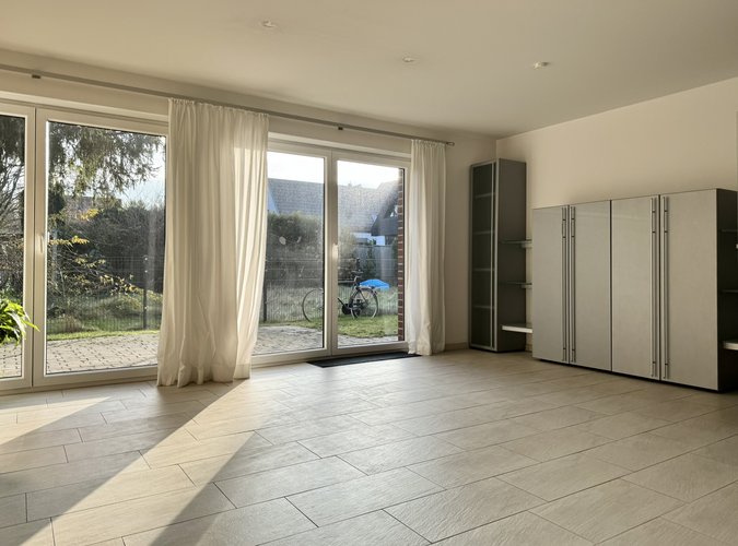 Wohnzimmer mit Terrassenzugang