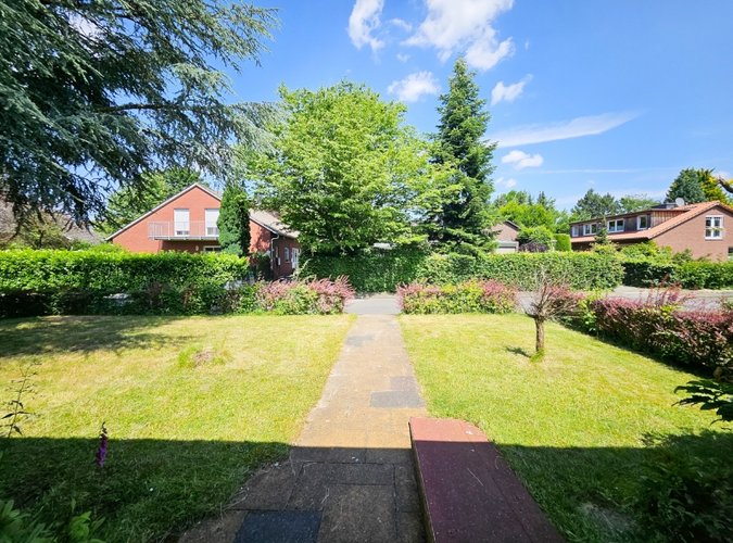 Blick aus der Haustür