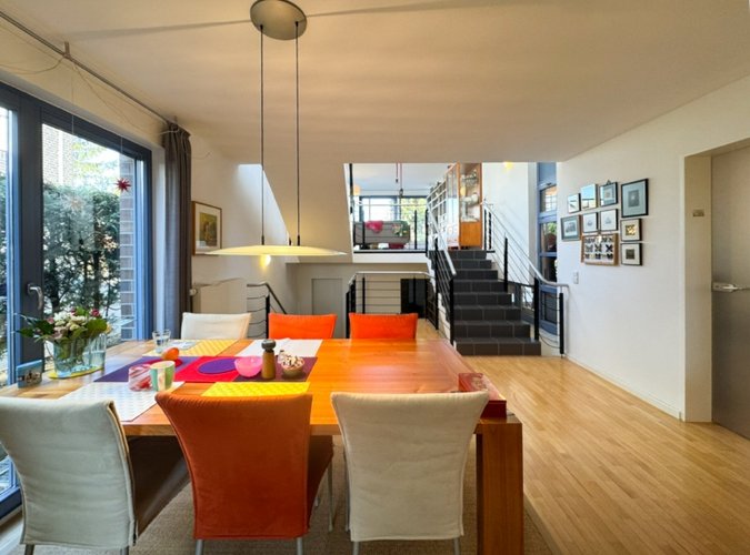 Blick aus dem Esszimmer