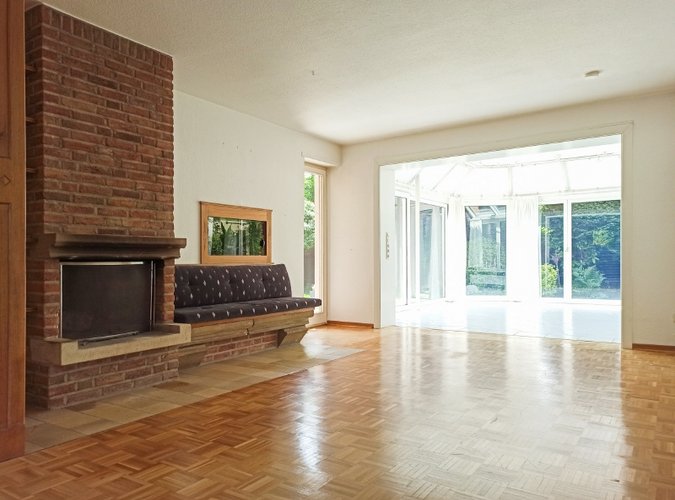 Kamin im Wohnzimmer