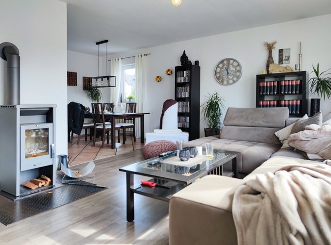 Wohnzimmer & Essbereich, Erdgeschoss