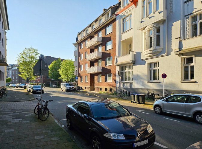 Blick von der Straße