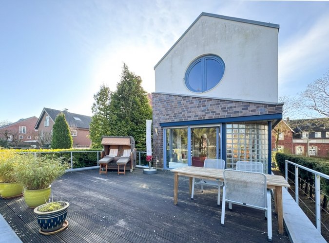 riesige Terrasse