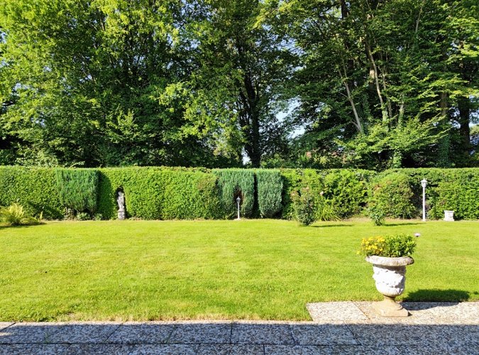 Garten mit Blick ins Grüne