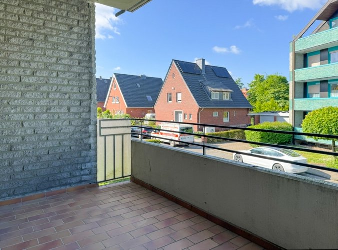 großer Balkon