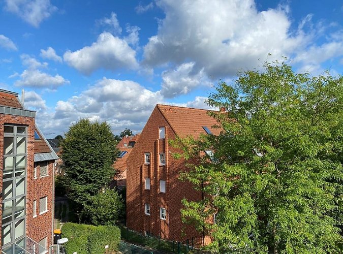 Blick vom Balkon