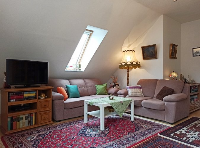 Blick auf die Sofaecke